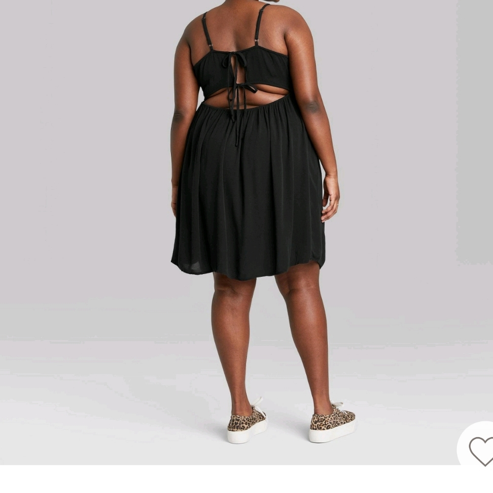 Wild Fable Open Back Babydoll Dress/coverup - Picture 5 of 6